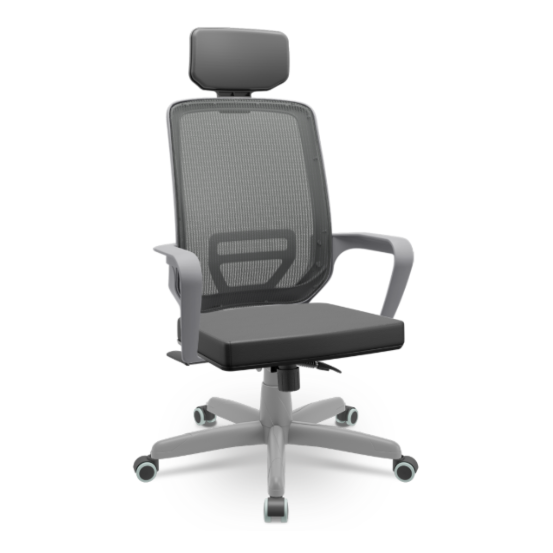 Cadeira Adrix Presidente Grafite